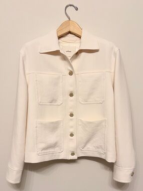 Aritzia Wilfred birch crepette jacket sz xs xsmall preloved